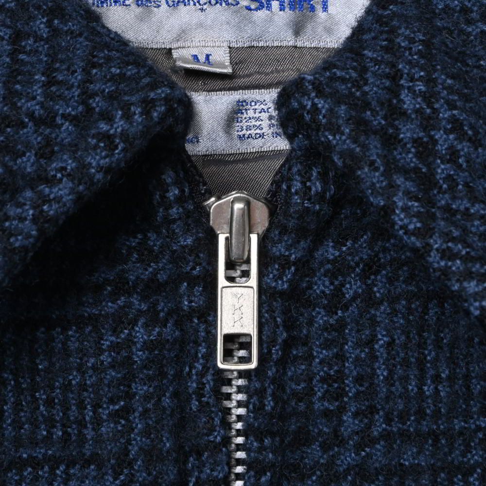 コレクション COMME des GARCONS SHIRT チェック ジップアップ ブルゾン