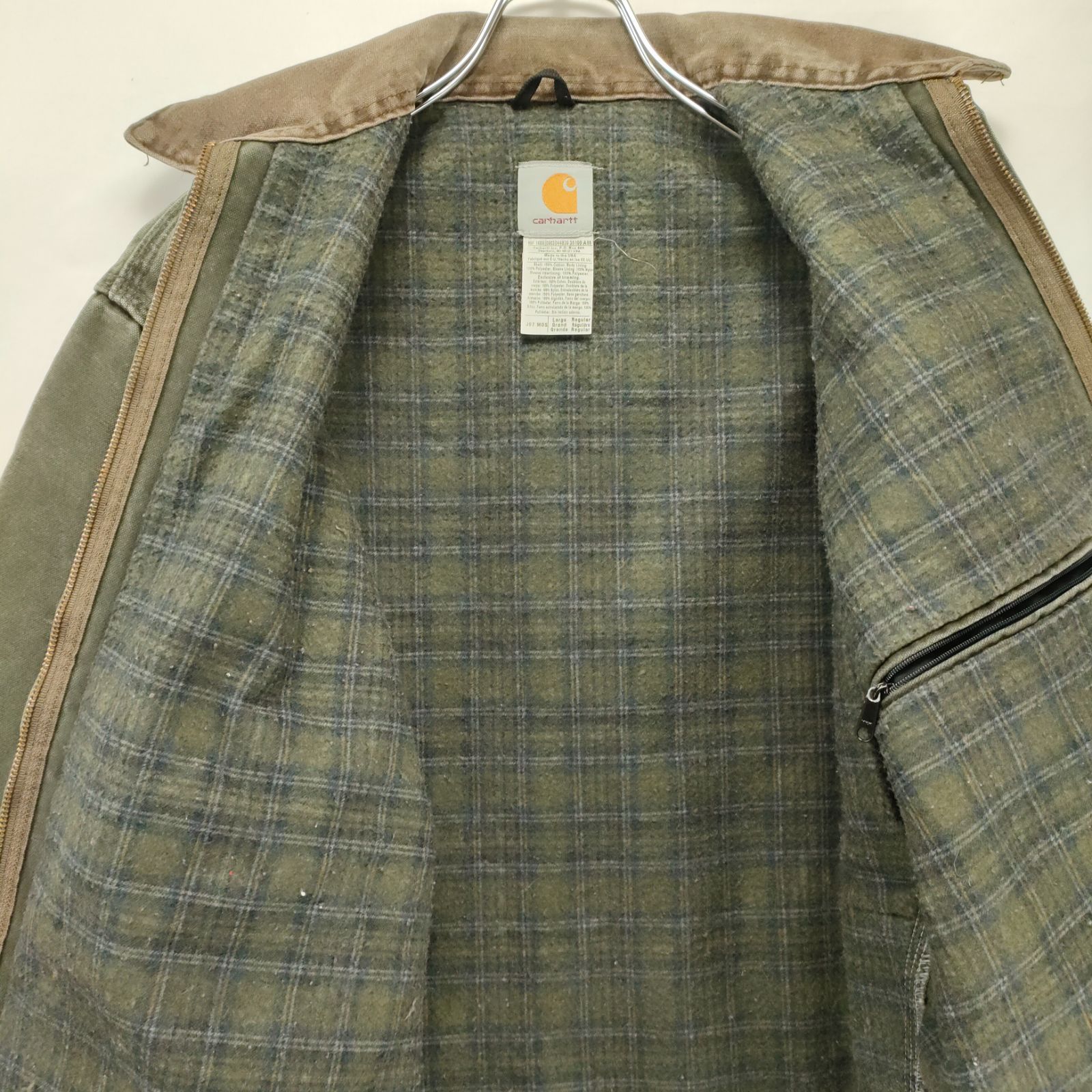 carhartt デトロイトジャケット モスグリーン MOS Lサイズ USA製