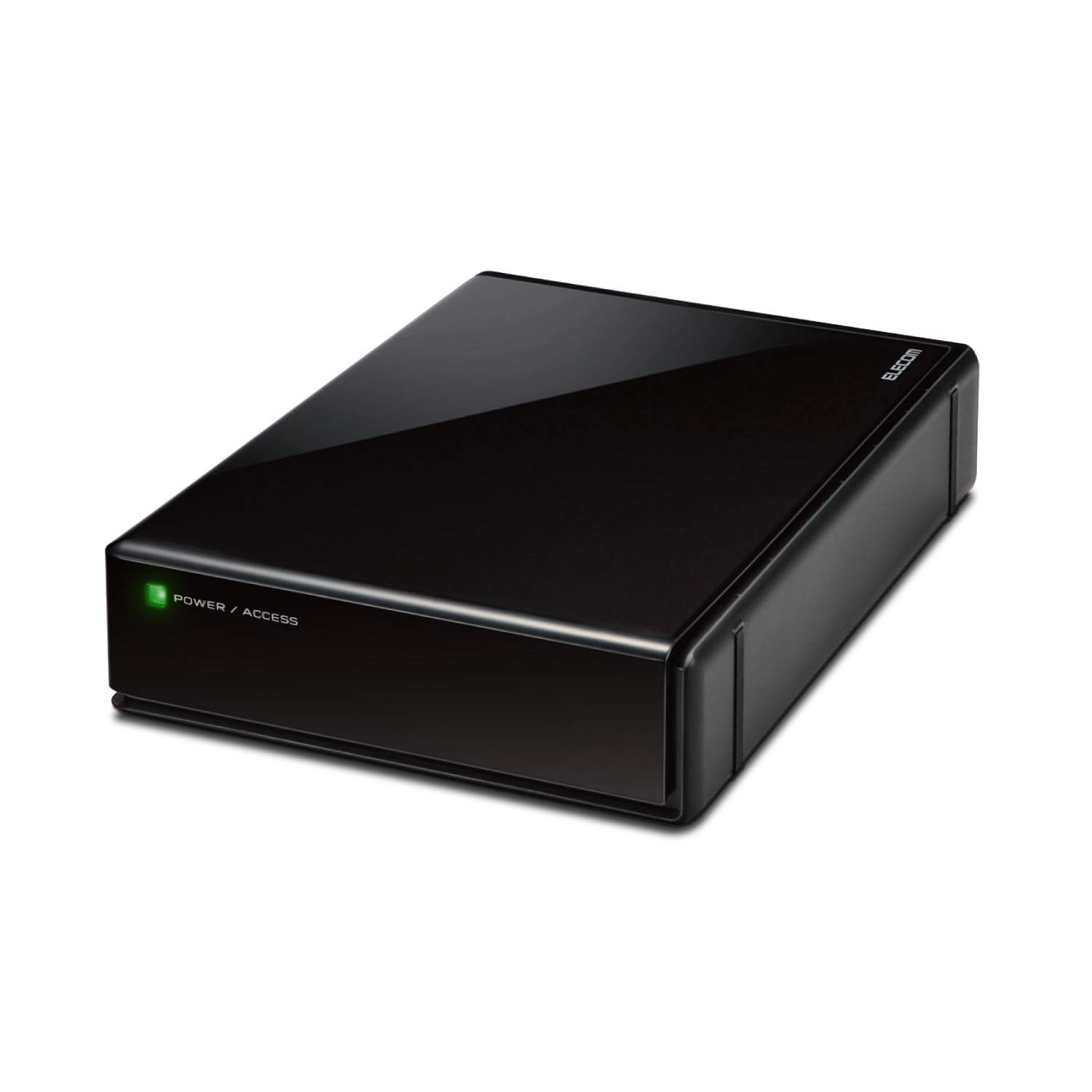 エレコム HDD 外付けハードディスク 4TB SeeQVault対応 テレビ録画 かんたん接続ガイド付き 静音ファンレス設計 ブラック ELD-QEN2040UBK [4TB]
