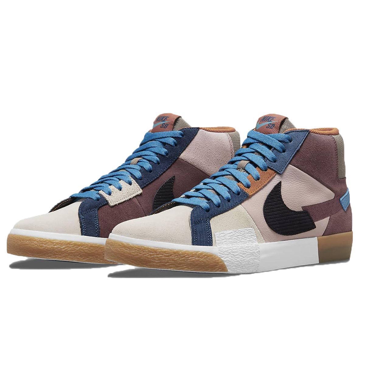 [ナイキ] SB ズーム ブレーザー MID プレミアム[SB Zoom Blazer Mid Premium] ワイン/ピンク/カシミア/ブラック DA8854-600 日本国内正規品(商品種類を選択するとサイズが表記されます）