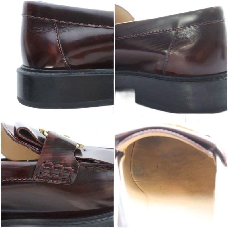 トッズ TOD'S ローファー レザー タッセル フリンジ ダブルT 37 24cm