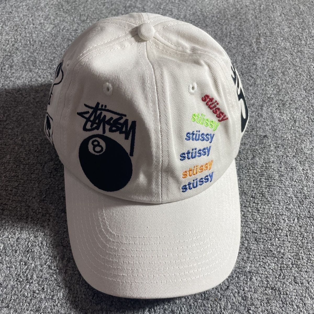 ステューシー Test Strike Cap Off White キャップ