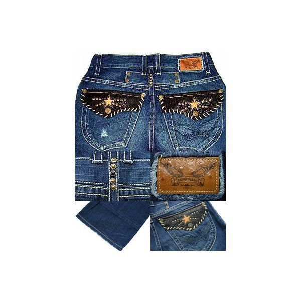 ロビンズジーン D5075 レザーフラップ ダークウォッシュ ロビンズ