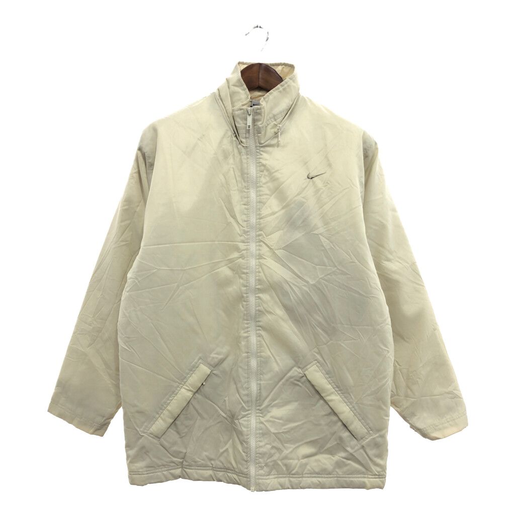 2000年代～ NIKE ナイキ ウィンドブレーカー ジャケット アウター スポーツ ワンポイントロゴ ベージュ (メンズ M) 中古 古着 P9458