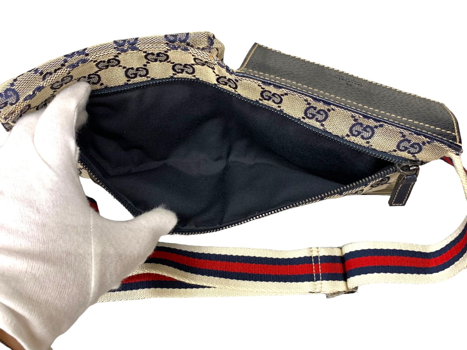 GUCCI グッチ ウエストポーチ ボディバッグ GUCCI (グッチ) GG キャンバス ウエストポーチ ボディバッグ