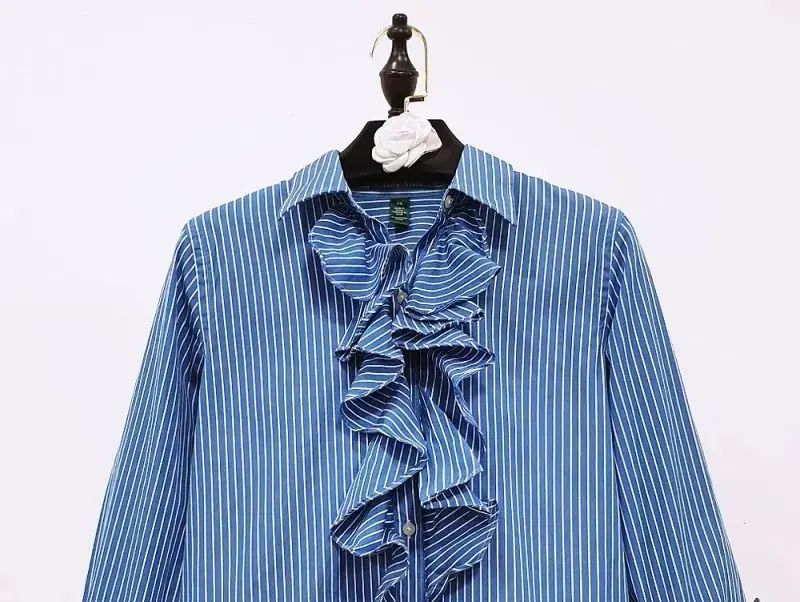 新品タグ付き♡ラルフローレン♡ ストライプブラウス ローレン Ralph Lauren(ラルフローレン) レディース フリル