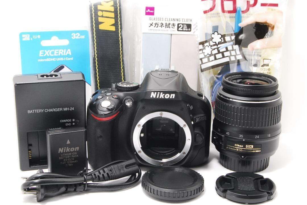 ❤シャッター数新品級 Nikon D5200 一眼レフ スマホ転送 ニコン