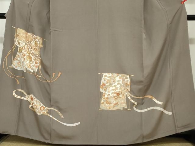 平和屋着物●豪華色留袖 誰が袖鳳凰草花文 金彩 正絹 DAAY5431ud WWW_MORNINGWALKER_COM