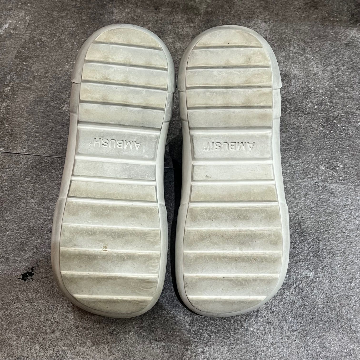 定価47300円 AMBUSH RUBBER BOOTS ラバー アンクル ブーツ チャンキー 