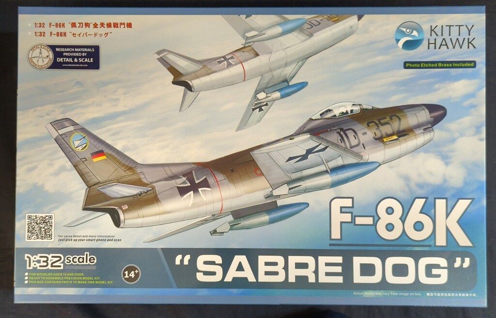 Kitty Hawk Model 1/32 F-86K セイバードッグ - メルカリ