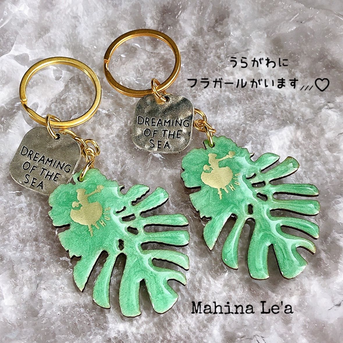 モンステラのハワイアンアクセサリー（まる型） モンステラのハワイアンアクセサリー（まる型）