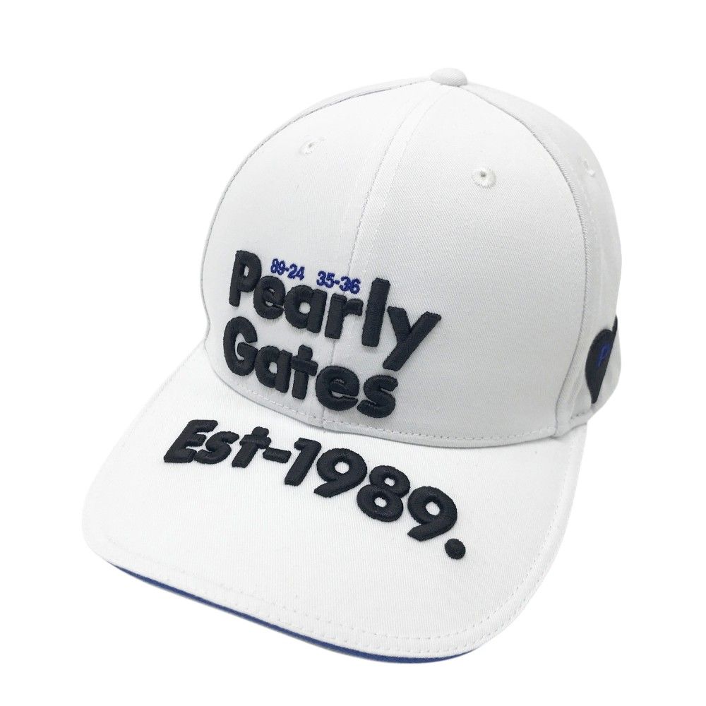 PEARLY GATES パーリーゲイツ ツイルキャップ ホワイト系 FR 240101437252 ゴルフウェア ストスト