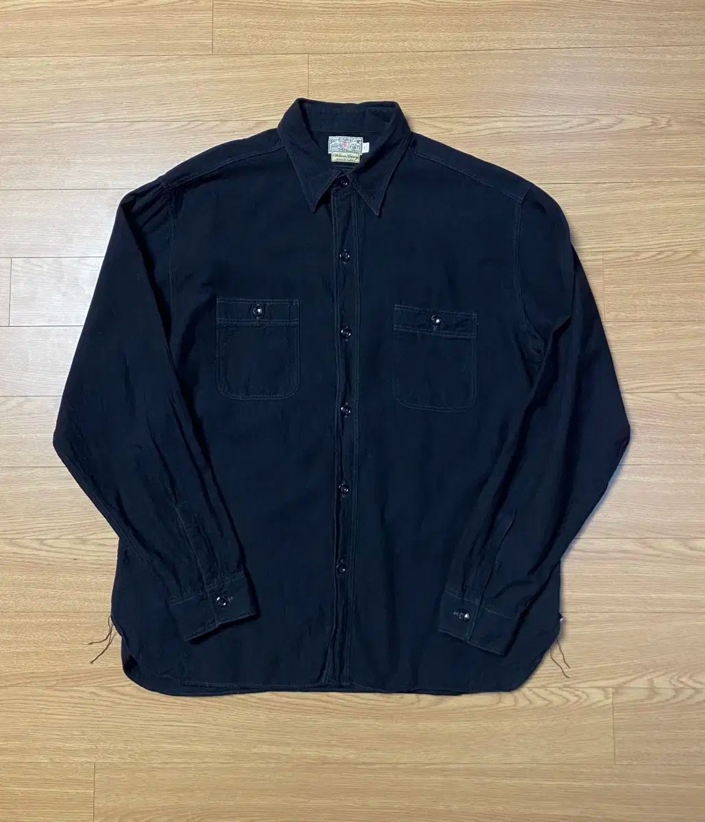 XL BUZZ RICKSON S バズリクソンズ ウィリアム ギブソン USN シャンブレーシャツ