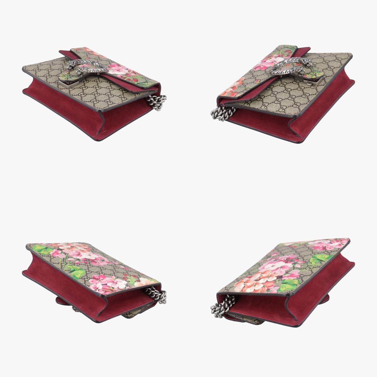 グッチGucciディオニュソス ベージュ×レッド×マルチ PVC