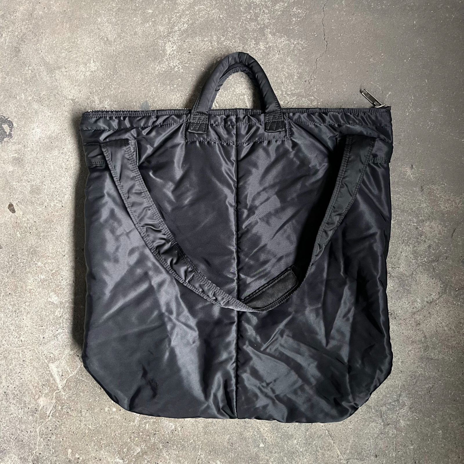 未使用級✨現行タグ ポータータンカー ヘルメットバッグL 2way ブラック PX TANKER(PXタンカー) 2WAY SHORT HELMET BAG | 吉田カバン