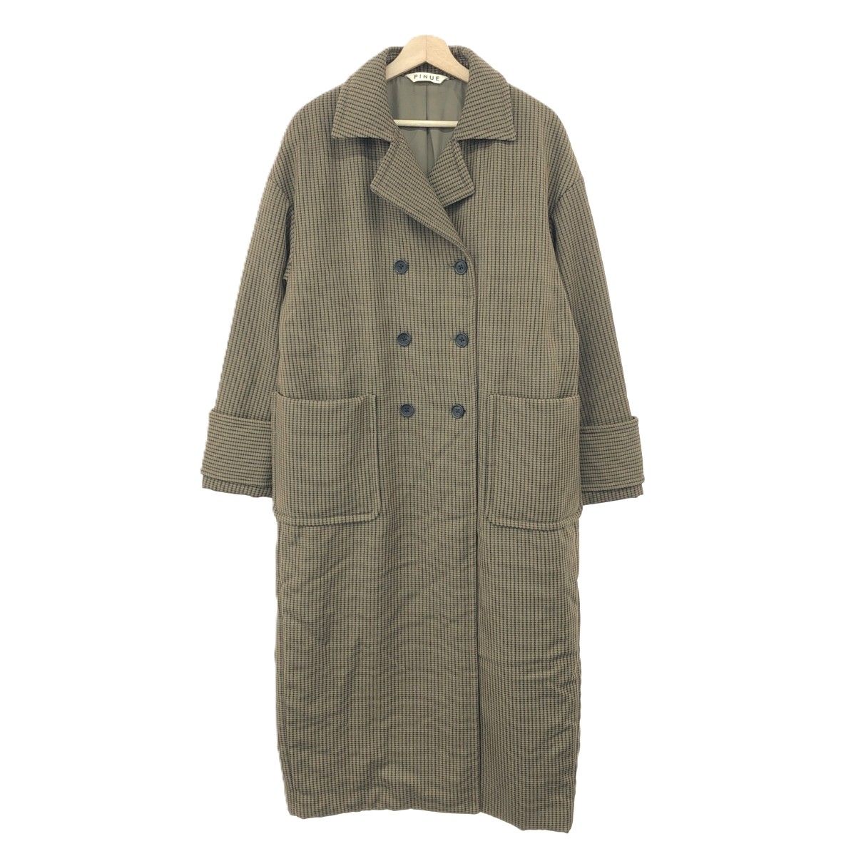 【pinue】ロングパフコート　アイボリー pinue】ロングパフコート アイボリー pinue】ロングパフコート