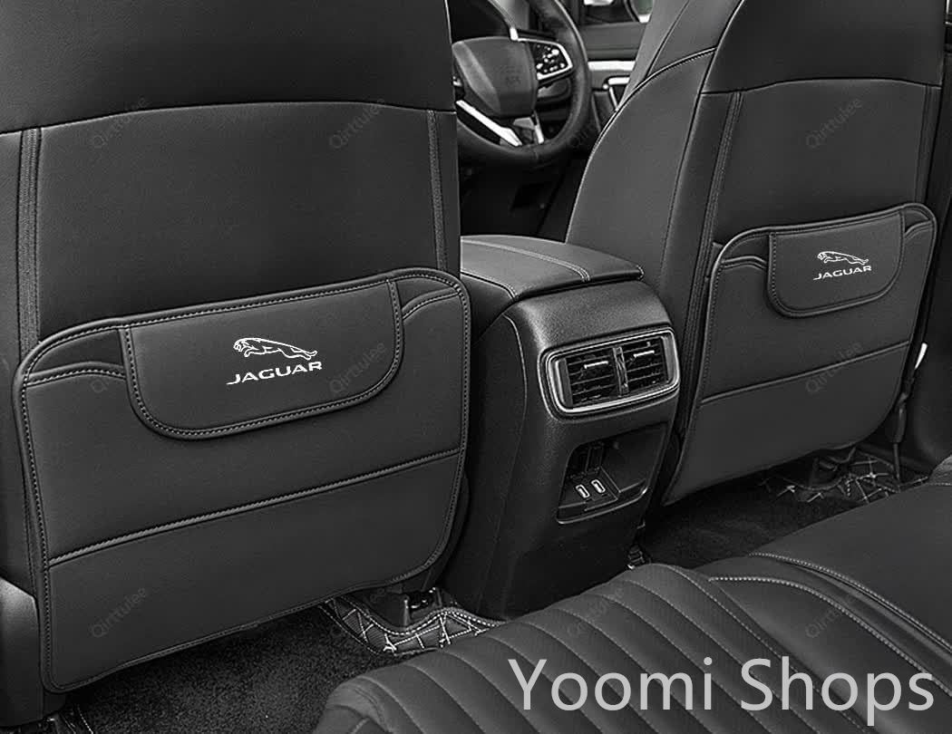 【新品未使用】ジャガー キックガード シート バック マット キックガード. XE XF XJ XEL XFL XJL F PACE 後部座席シートバックプロテクタ