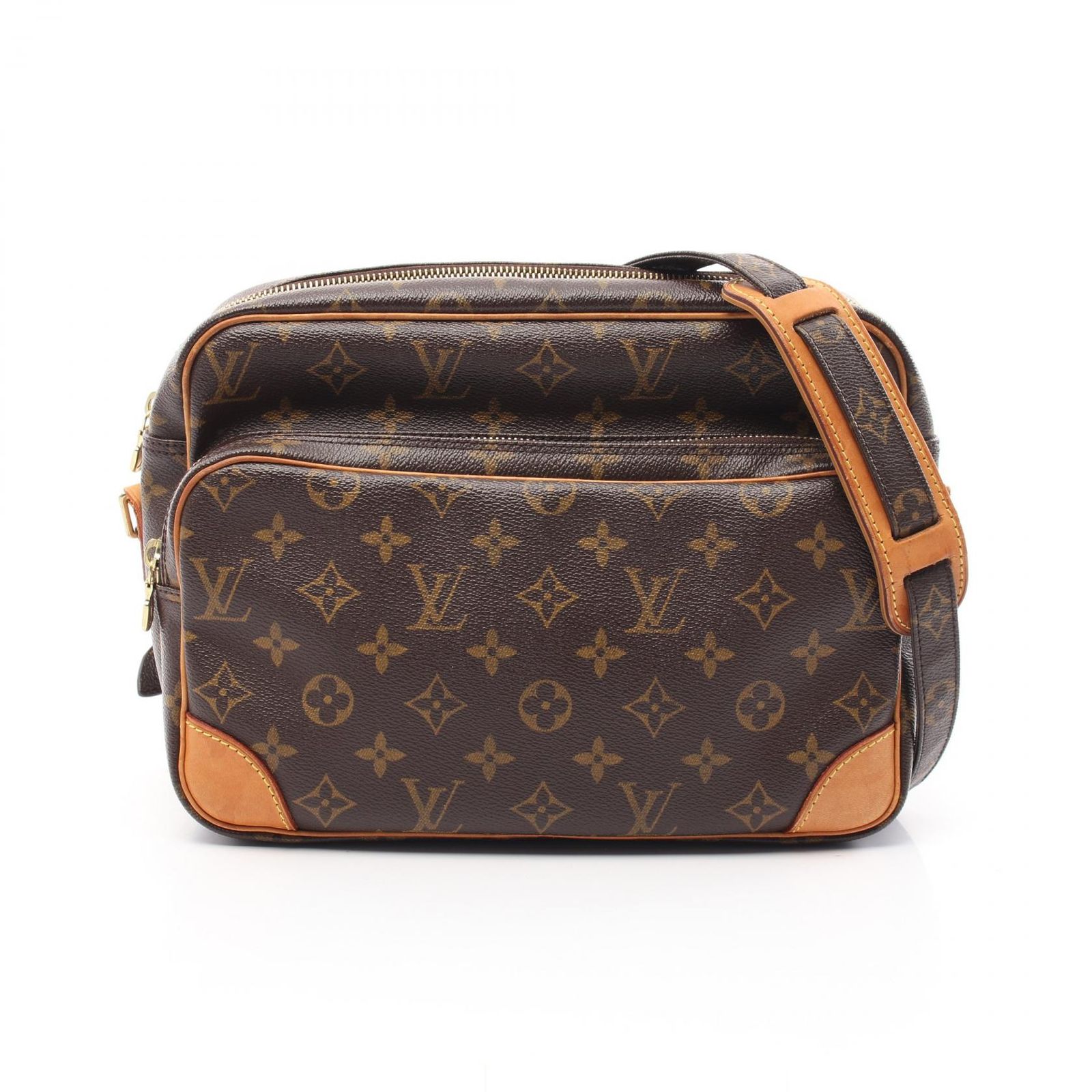 ルイ ヴィトン LOUIS VUITTON ショルダーバッグ ナイル M45244 PVCコーティングキャンバス レザー ナイル レディース Used B