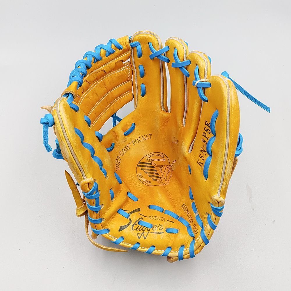 全紐交換済み】 スラッガー 軟式グローブ / 内野手用 型付け済み