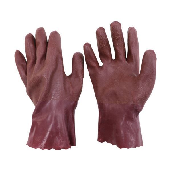 〔まとめ〕 三重化学工業 ミエローブ やわらかNO.10 L ブラウン NO.510-L 1双 〔×10セット〕 使い捨て手袋 使いきり手袋