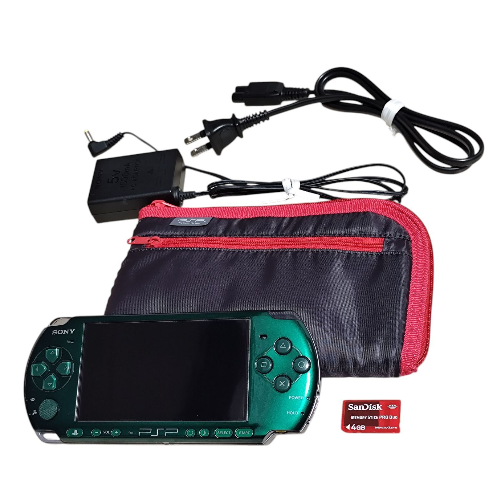 管理番号2839 PSP プレイステーション ポータブル スピリティッド グリーン PSP-3000SG メーカー