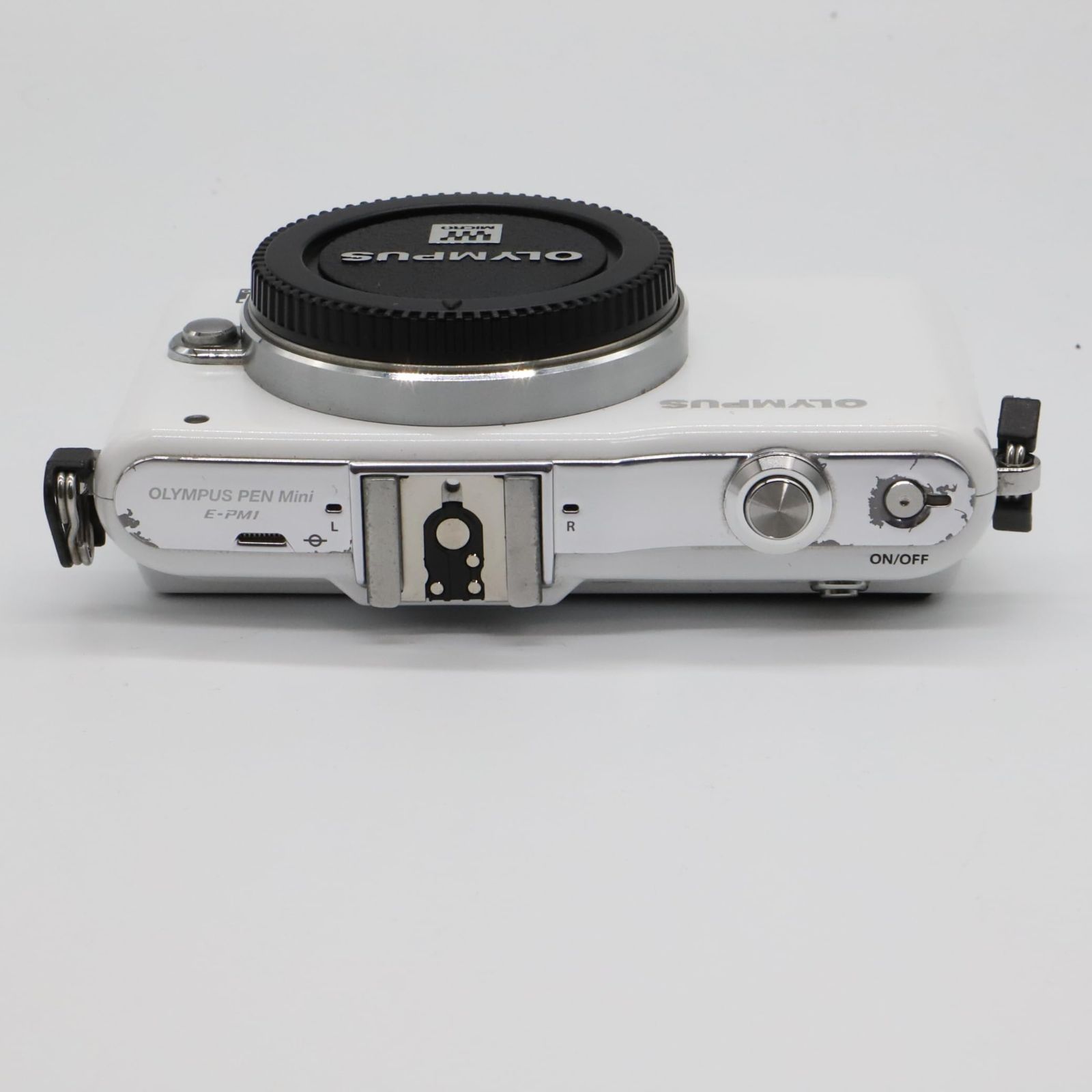 OLYMPUS PEN Mini E-PM1 ホワイト ミラーレス 一眼レフ中古品です