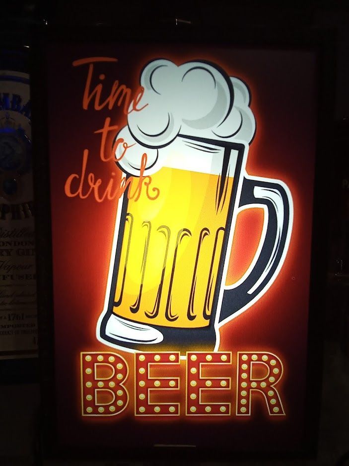 ビール 酒 アメリカンレトロ パブ 看板 置物 雑貨 LEDライトBOXミニ