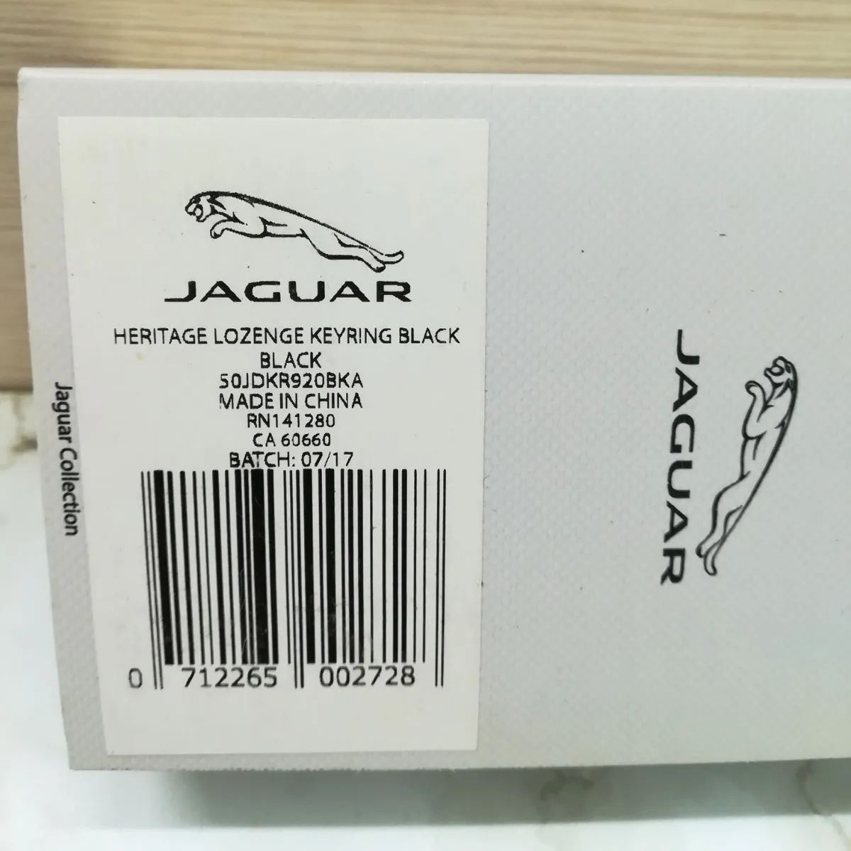 JAGUAR ジャガー 未使用保管 キーホルダー 箱入 ジャガー JAGUAR キーリング・キーホルダー HERITAGE LOZENGE KEYRING