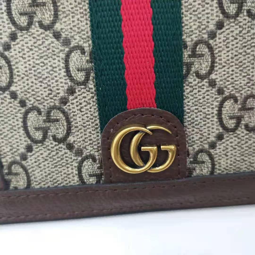 GUCCI オフディア 二つ折り財布 マーモント コンパクトウォレット