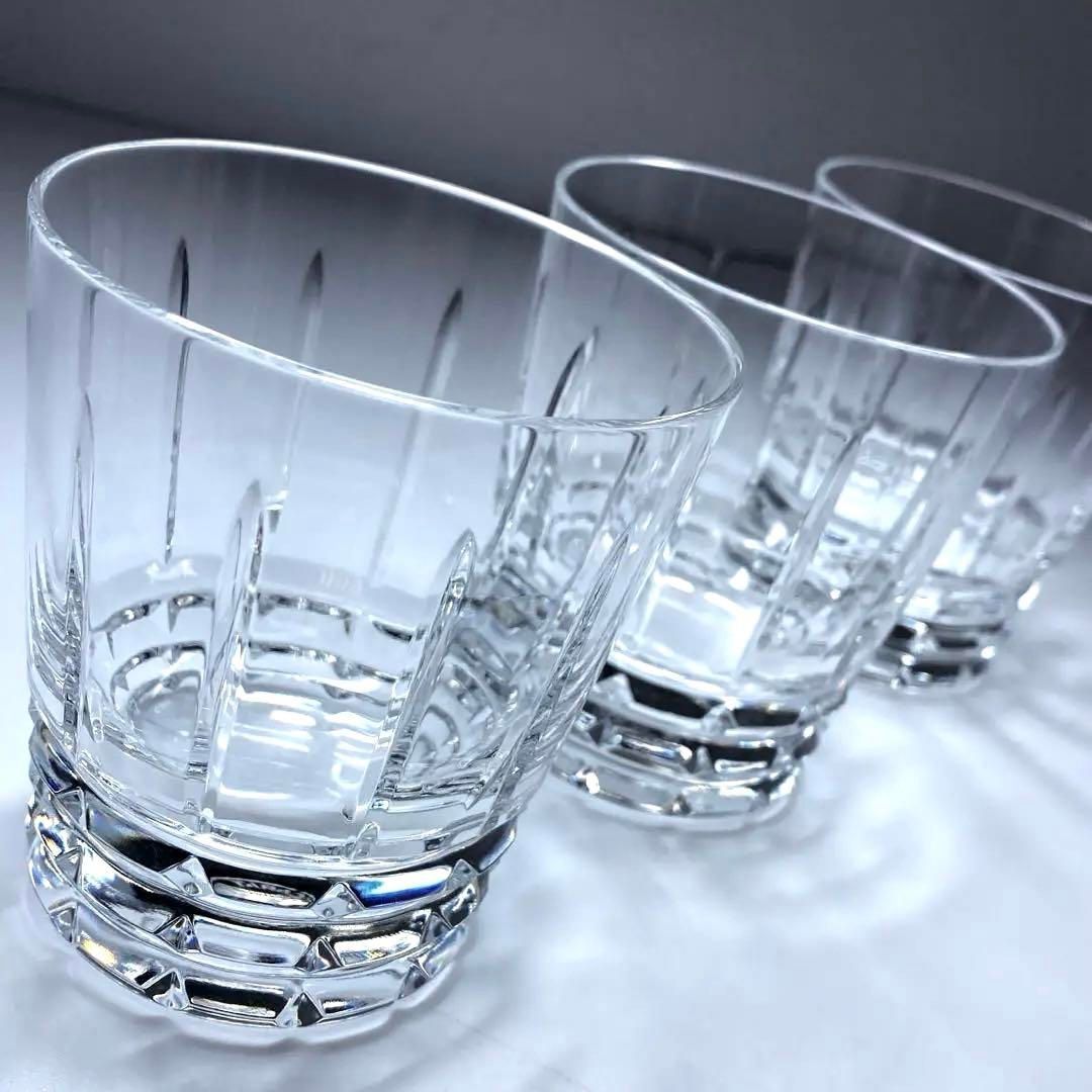 洋3 バカラ アルルカンタンブラー3客 高さ9.6㎝ 東Y6-1121