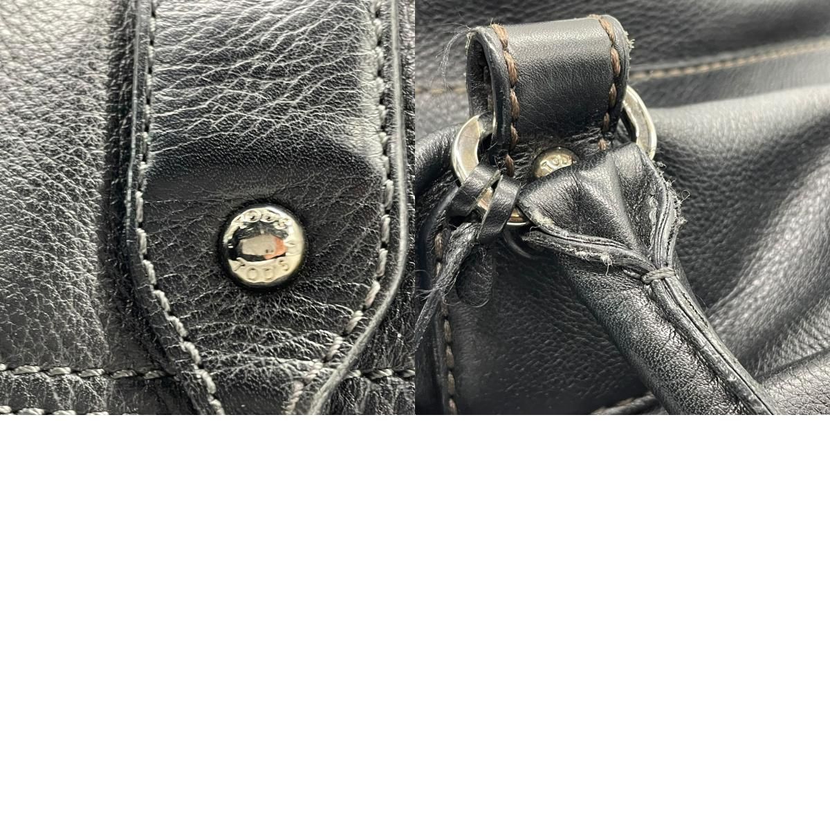 極美品 TOD'S トッズ ボストンバッグ ハンドバッグ ミニボストン
