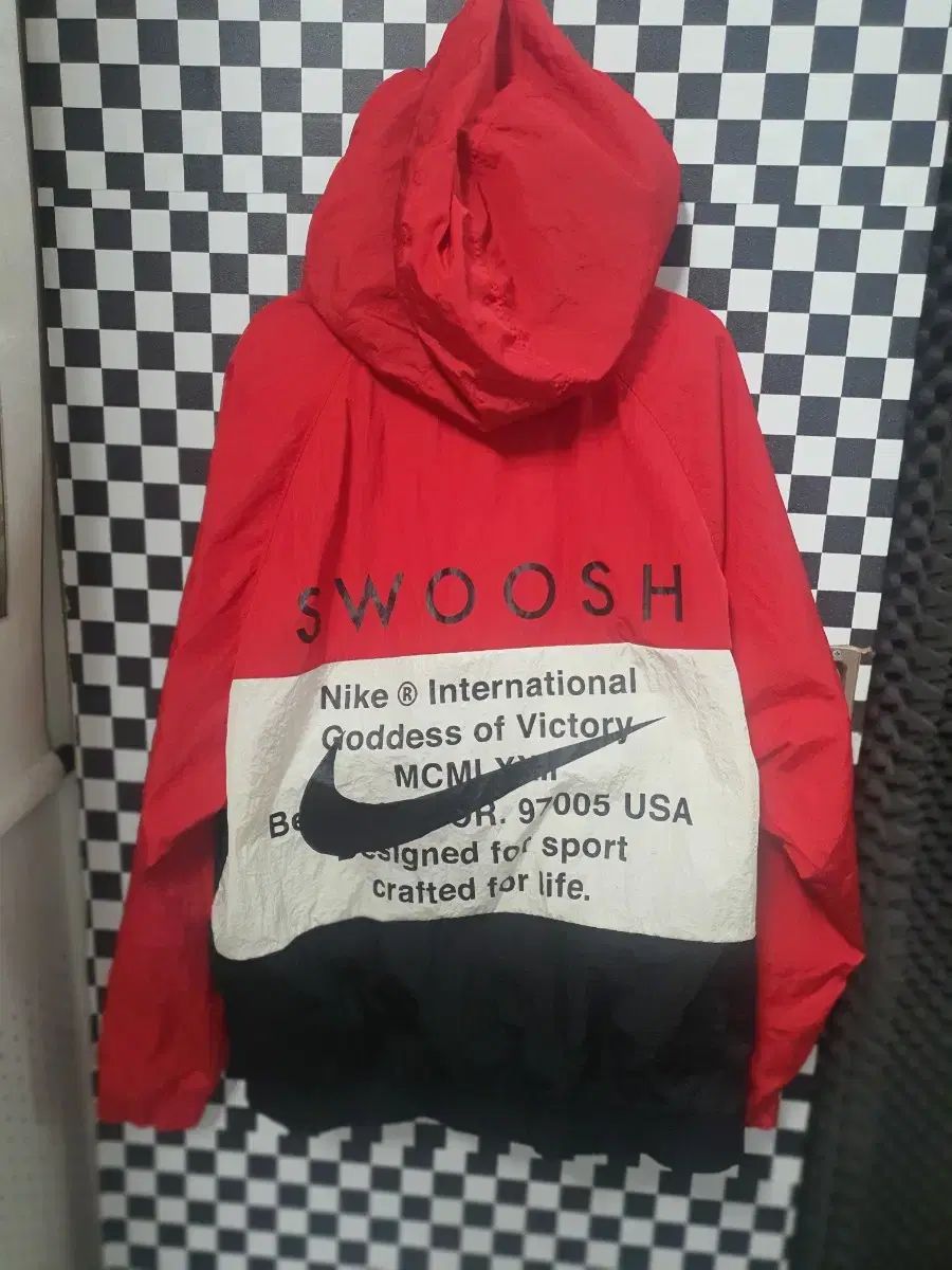 NIKE ナイキ Anorak アノラック ダブル SWOOSH スウッシュ ウィンドブレーカー XXL