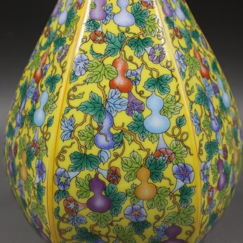 冬瓜瓶 磁器 花瓶 現代工芸品 美術品 装飾品 置物 龍紋抱月瓶 工芸品 陶磁器 装飾品 花瓶 花器 美品 美術品 置物