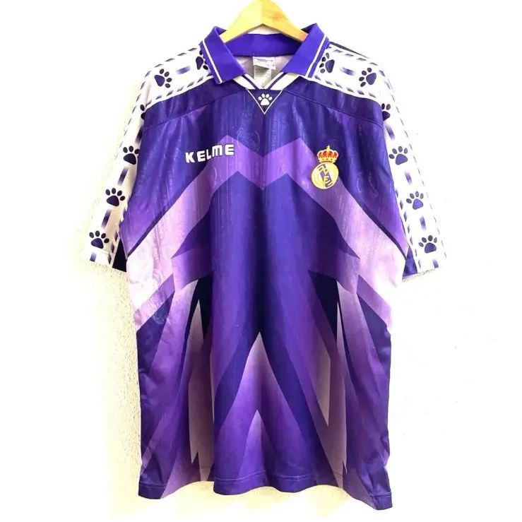 90s KELME ケルメ レアル・マドリード サッカー ユニフォーム 節約 L