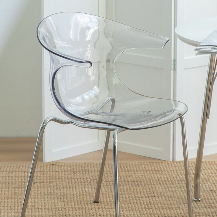 ALTITAB クリアダイニングチェア ミッドセンチュリーモダン