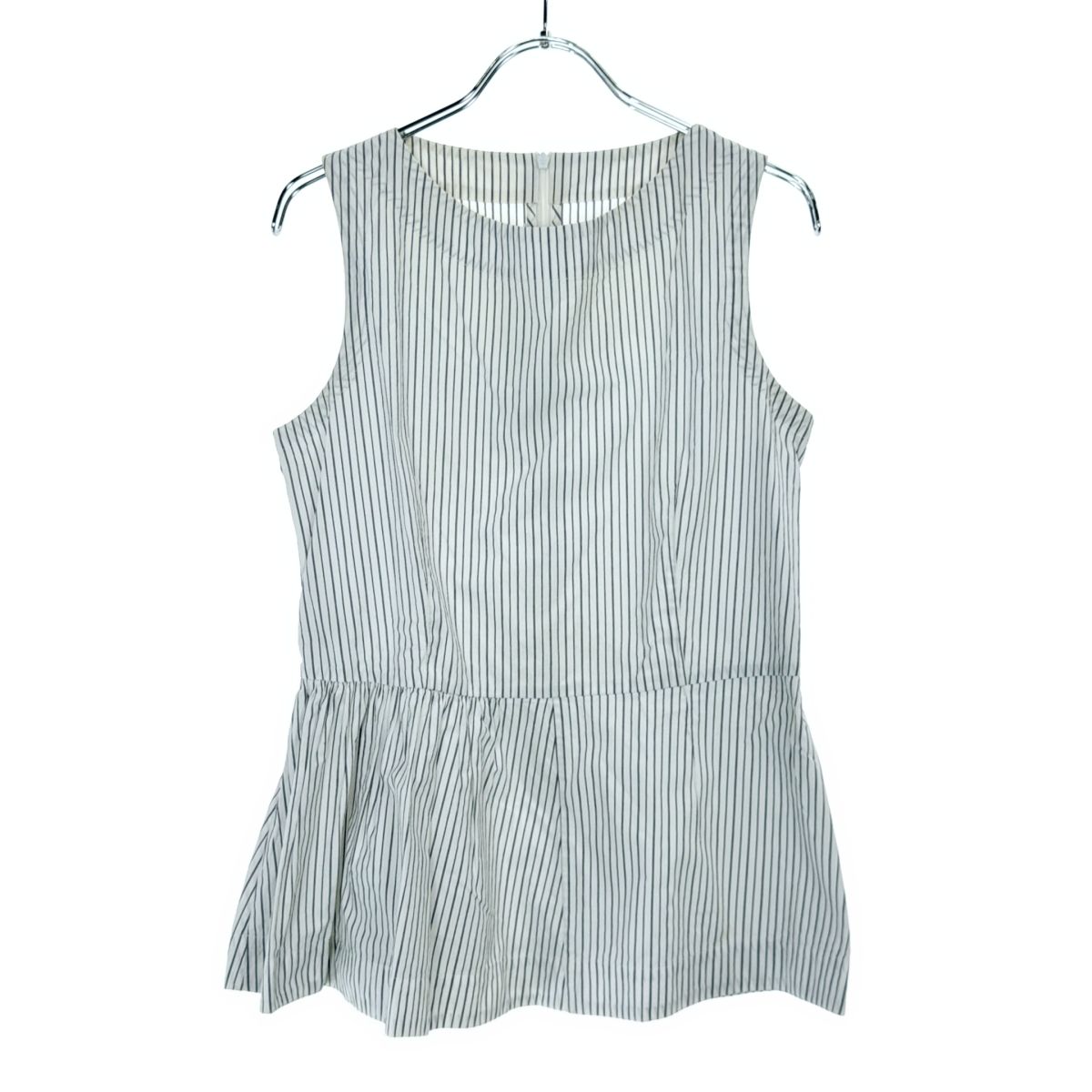 MARNI マルニ 14SS ストライプノースリーブトップス ホワイト 38 