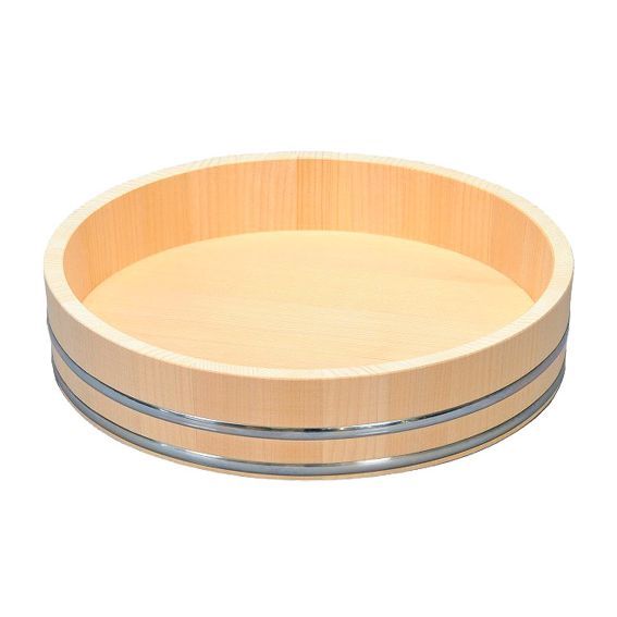 カンダ 飯台 サワラ製 ステンレス箍 90cm 1斗 1点