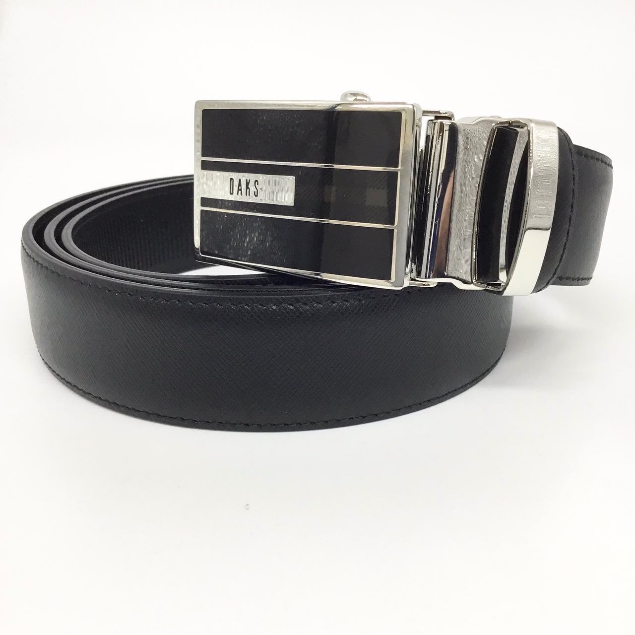 ダックス DAKS 新品！ ベルト レザー 本革 メンズ ブラック