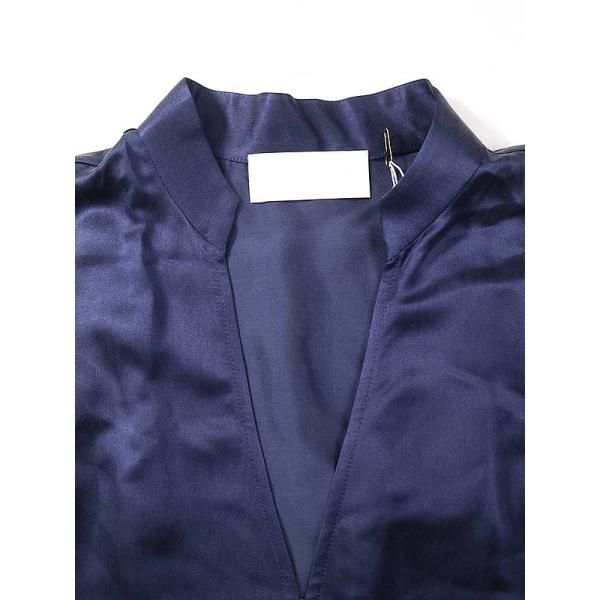 mame kurogouchi マメ オープンネックシルクドレスワンピース Mame