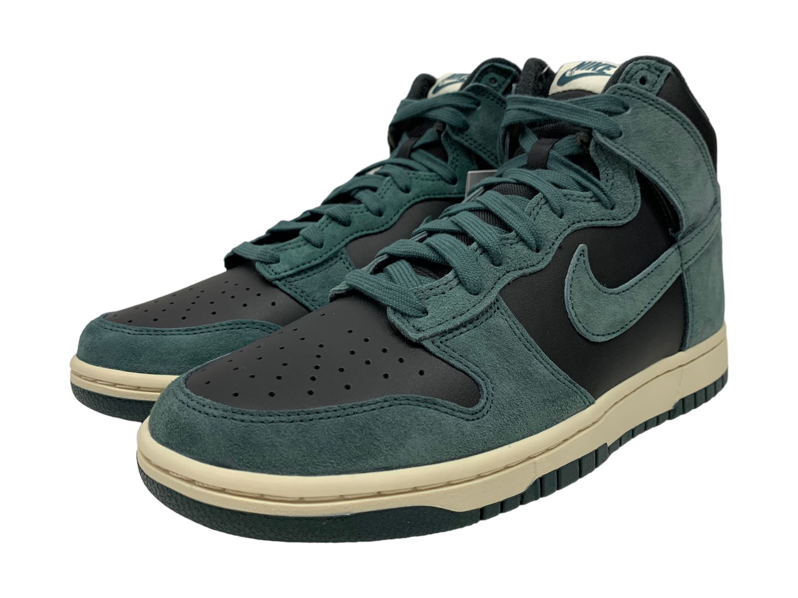 NIKE (ナイキ) DUNK HI RETRO PRM Black and Faded Spruce スニーカー