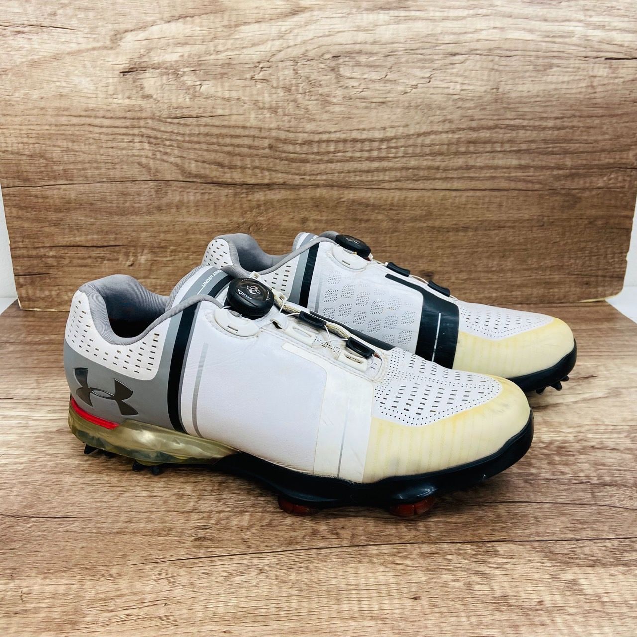 Under Armour ゴルフシューズ ホワイト UNDER ARMOUR アンダーアーマー ゴルフシューズ ドライブ