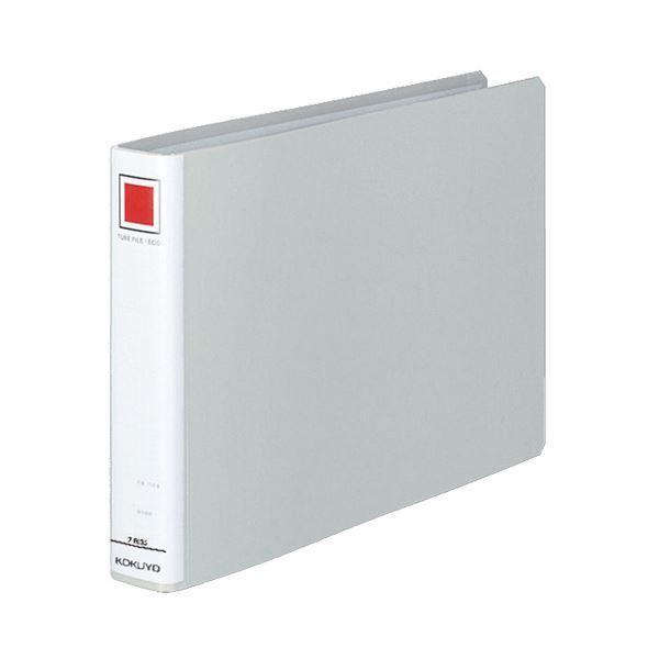 (まとめ) コクヨ チューブファイル(エコ) 片開き A4タテ 400枚収容 背幅55mm シルバー フ-E640C 1冊 〔×10セット〕 まとめ）コクヨ チューブファイル(エコ) 片開きA5ヨコ 500枚収容 50mm