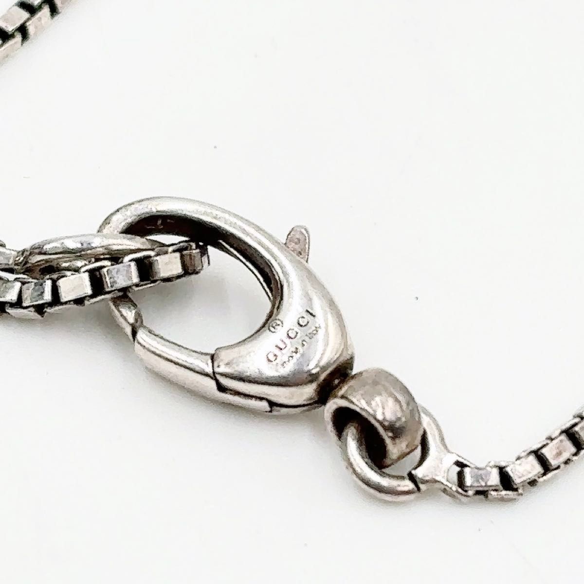 グッチ GUCCI バンブー ネックレス ハート チェーン シルバー925 総