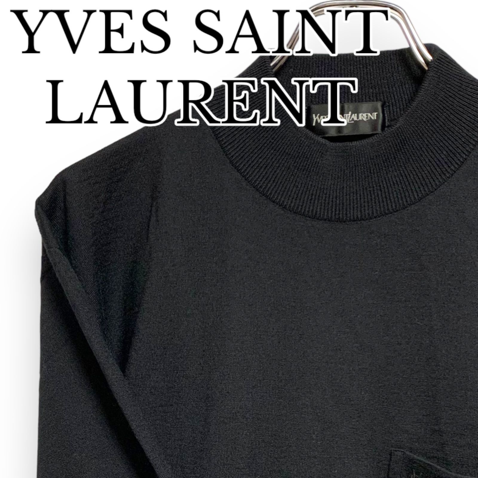 YVESSAINTLAURENT イヴ・サンローラン YSL ニット セーター ブラック 