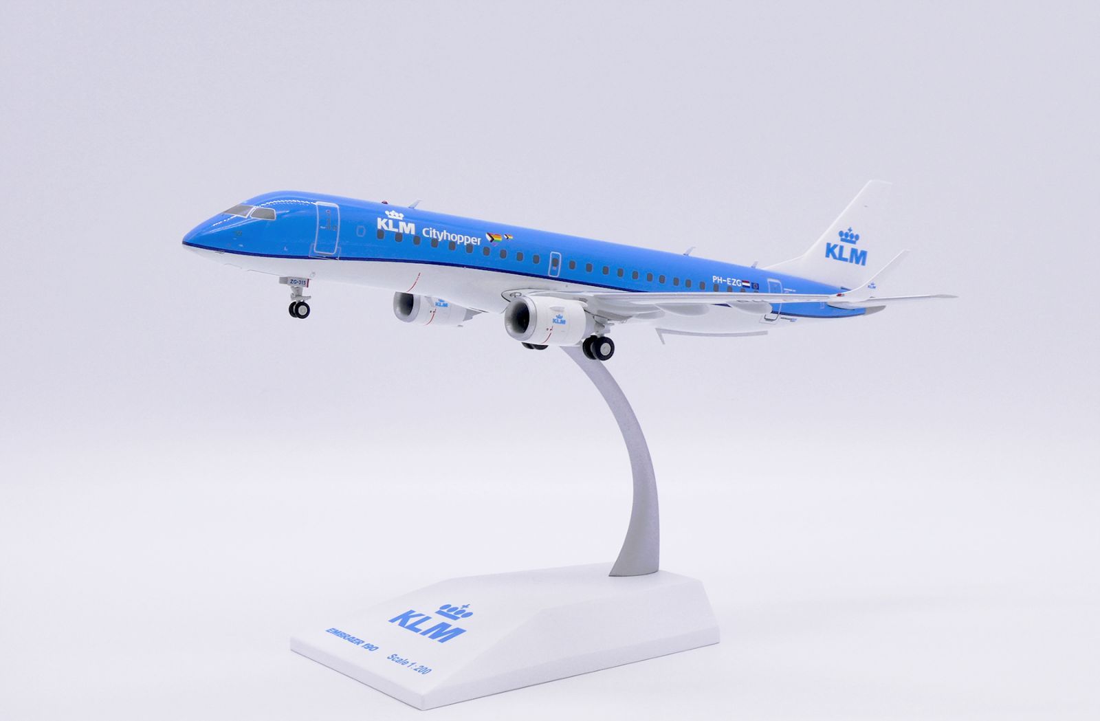 Jcwings KLMシティホッパー ERJ-190 PH-EZG 1-200 XX20412