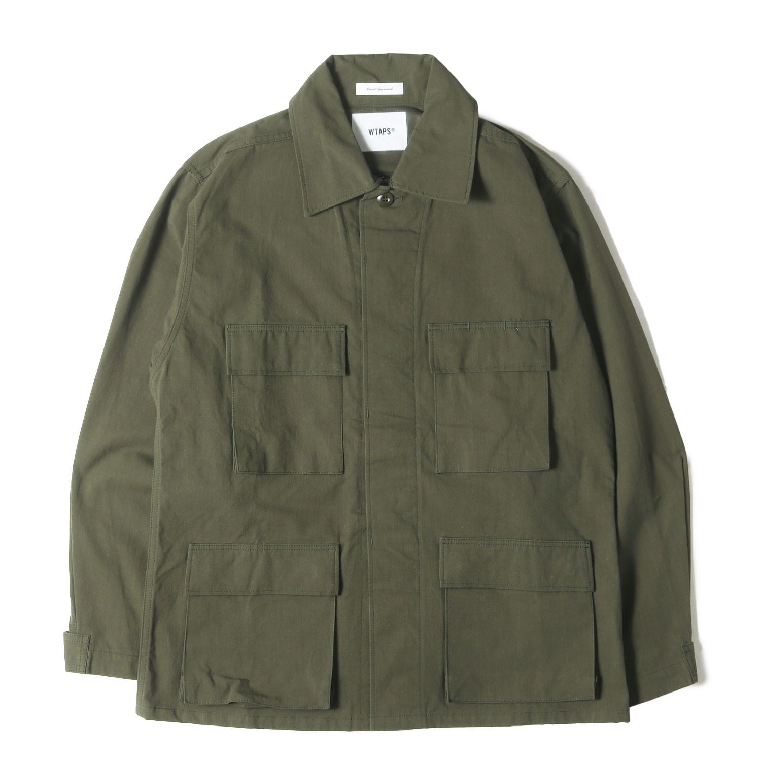 美品】WTAPS ダブルタップス ジャケット オリーブドラブ サイズ