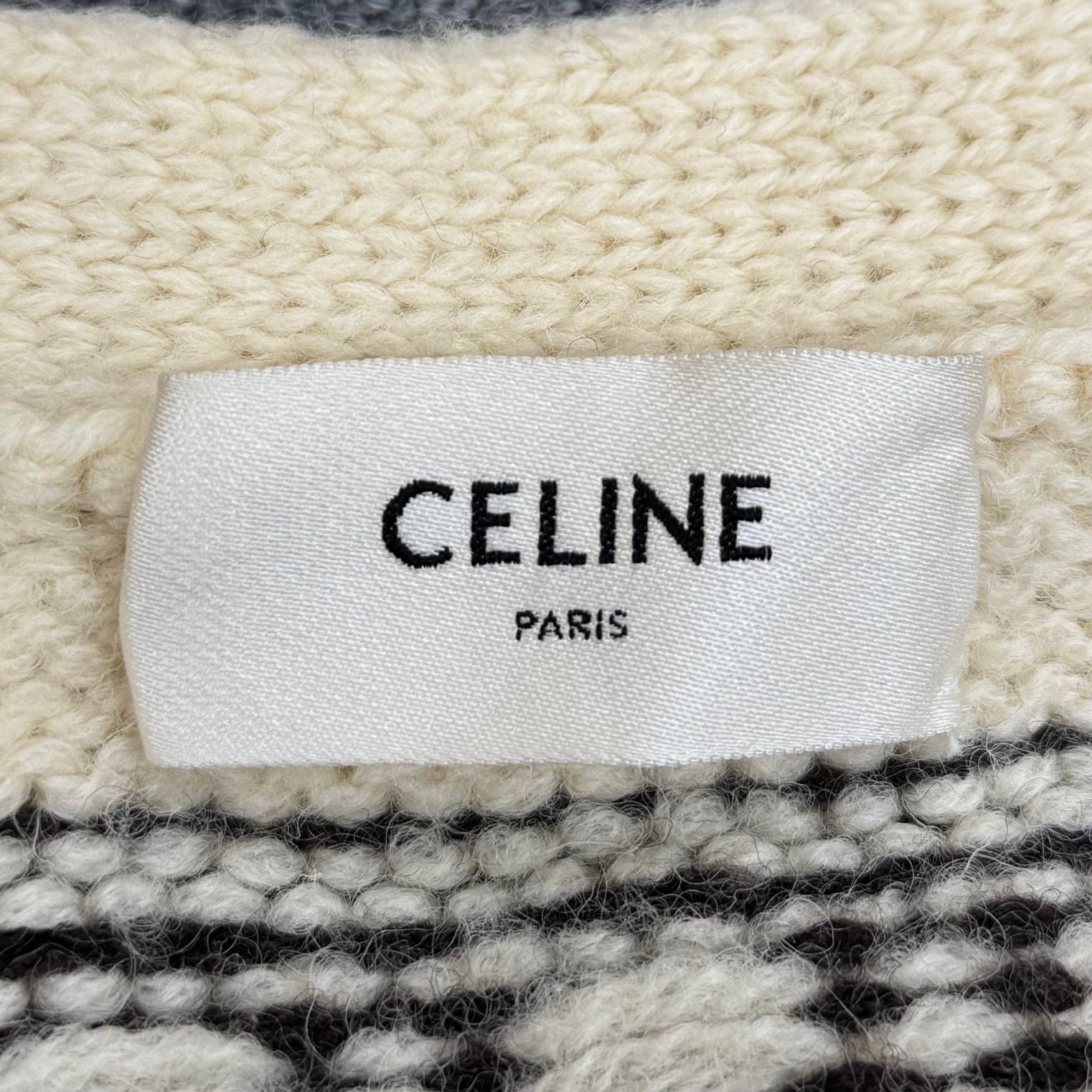 CELINE 21aw Shetland Oversized Cardigan