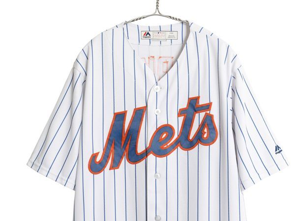 USA製 メッツ ベースボール シャツ メンズ L / MLB オフィシャル