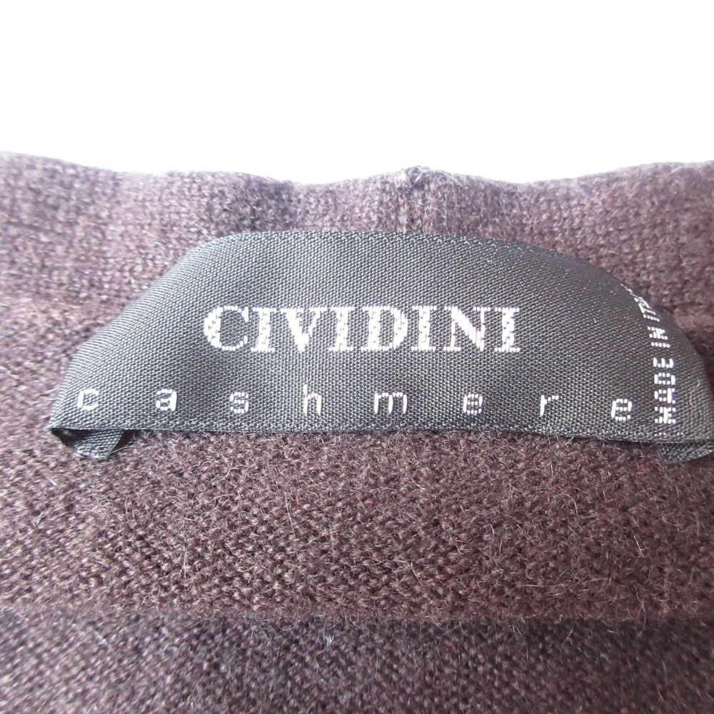 CIVIDINI チヴィディーニ カーディガン カシミヤ 長袖 46サイズ