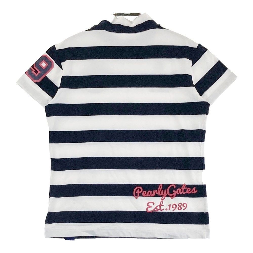 サイズ：0 PEARLY GATES パーリーゲイツ ハイネック 半袖Tシャツ